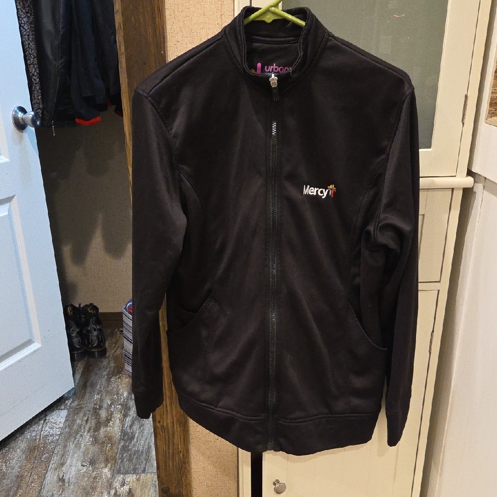 Urban Black Zip-Up Jacket
